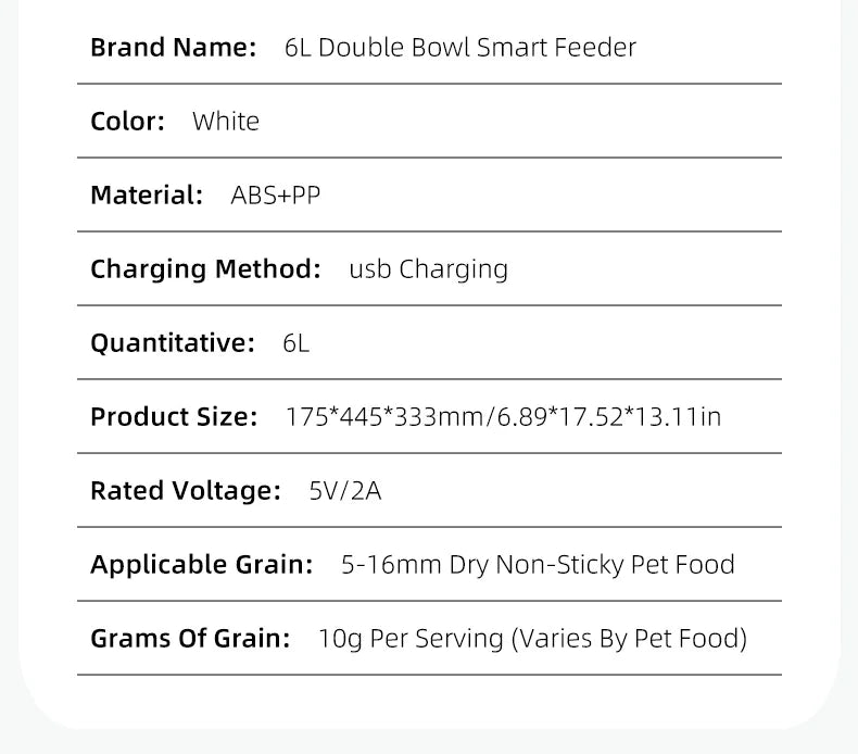 Dual Bowl Smart Feeder (2 platos)